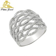 Gümüş Zirkon Taşlı Yüzük